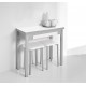 Mesa con apertura tipo libro de laminados especiales para cocina y comedor estilo Mesa Meri  modelo Nerea