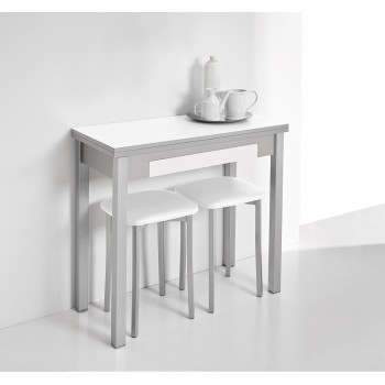 Mesa con apertura tipo libro de laminados especiales para cocina y comedor estilo Mesa Meri  modelo Nerea
