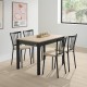 Mesa extensible de laminados especiales para cocina y comedor tipo Mesa Arona modelo Brisa