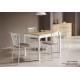 Mesa extensible de laminados especiales para cocina y comedor estilo mesa atenas  modelo Vera