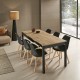 Mesa extensible de laminados especiales para cocina y comedor estilo mesa atenas  modelo Vera