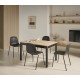 Mesa extensible de laminados especiales para cocina y comedor estilo mesa atenas  modelo Vera