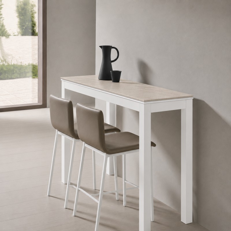 Mesa Zara Dekton apertura frontal