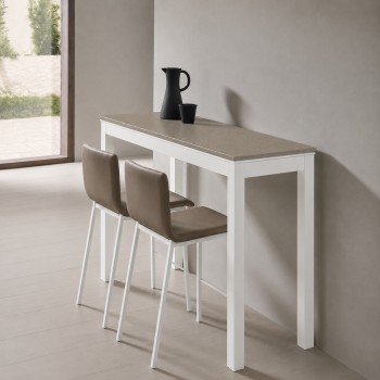 Mesa Zara Silestone apertura frontal