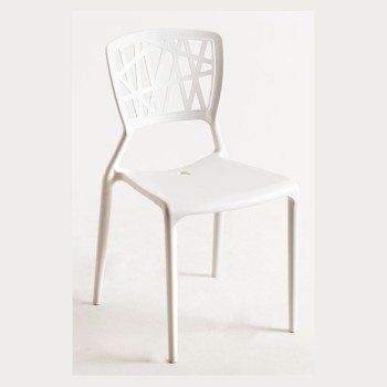 Silla Aris Blanco de polipropileno