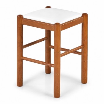 Taburete de madera Mónica de Velasco