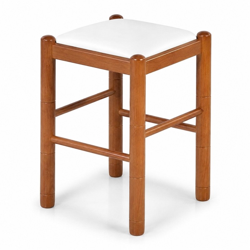 Taburete de madera Mónica de Velasco