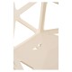 Silla Alfa Beige de polipropileno y acero reforzado