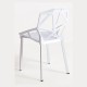 Silla Alfa Blanco de polipropileno y acero reforzado