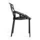 Silla Alfa Negro de polipropileno y acero reforzado