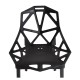 Silla Alfa Negro de polipropileno y acero reforzado