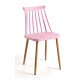 Silla Antas Rosa de polipropileno y acero reforzado