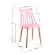 Silla Antas Rosa de polipropileno y acero reforzado