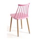 Silla Antas Rosa de polipropileno y acero reforzado