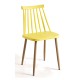 Silla Antas Amarillo de polipropileno y acero reforzado