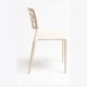 Silla Aris Beige de polipropileno