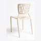 Silla Aris Beige de polipropileno