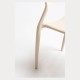 Silla Aris Beige de polipropileno