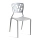 Silla Aris Gris claro de polipropileno