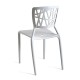 Silla Aris Gris claro de polipropileno