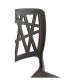 Silla Aris Gris oscuro de polipropileno