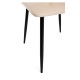 Silla Baiky Beige tapizada en terciopelo