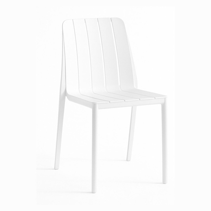 Silla Bazi Blanco de polipropileno