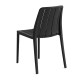 Silla Bazi Negro de polipropileno
