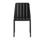 Silla Bazi Negro de polipropileno