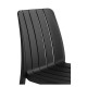 Silla Bazi Negro de polipropileno