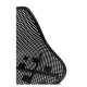 Silla Belda Negro de polipropileno y acero reforzado
