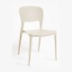 Silla Lanwer Beige de polipropileno