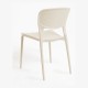 Silla Lanwer Beige de polipropileno