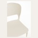 Silla Lanwer Beige de polipropileno