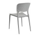 Silla Lanwer Gris claro de polipropileno