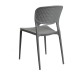Silla Lanwer Gris oscuro de polipropileno