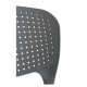 Silla Lanwer Gris oscuro de polipropileno