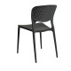 Silla Lanwer Negro de polipropileno