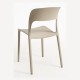 Silla Olga Beige de polipropileno