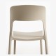 Silla Olga Beige de polipropileno