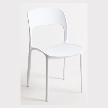 Silla Olga Blanco de polipropileno