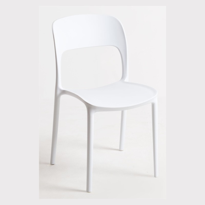 Silla Olga Blanco de polipropileno