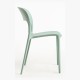 Silla Olga Celadón de polipropileno