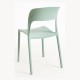 Silla Olga Celadón de polipropileno
