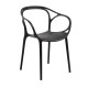 Silla Pynu Negro de polipropileno