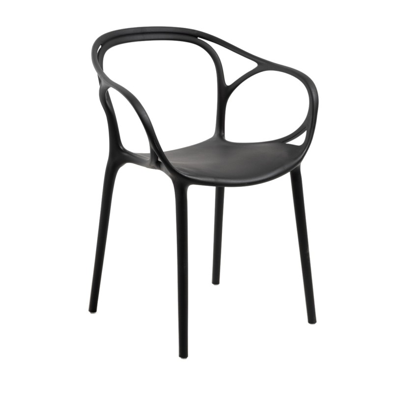 Silla Pynu Negro de polipropileno