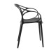 Silla Pynu Negro de polipropileno
