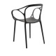 Silla Pynu Negro de polipropileno