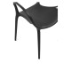 Silla Pynu Negro de polipropileno