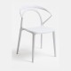 Silla Nadi Blanco de polipropileno